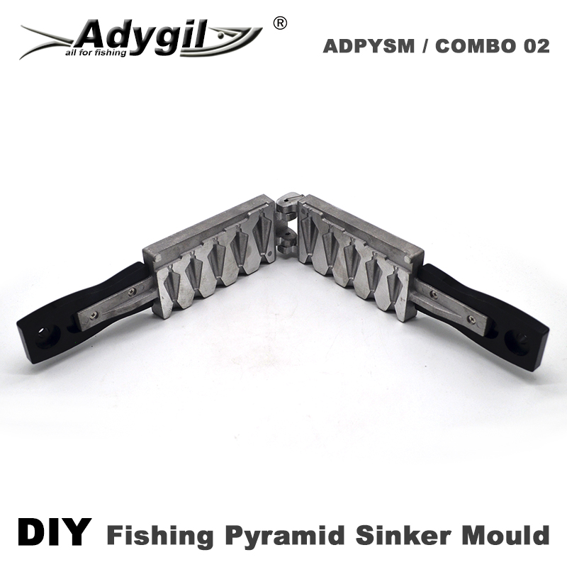 Adygil-釣りピラミッド金型、DIY、5個のキャビネット - Fishing Depth Finder のレビューと価格