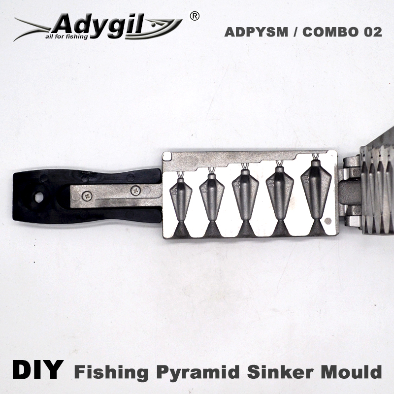 Adygil-釣りピラミッド金型、DIY、5個のキャビネット - Fishing Depth Finder のレビューと価格
