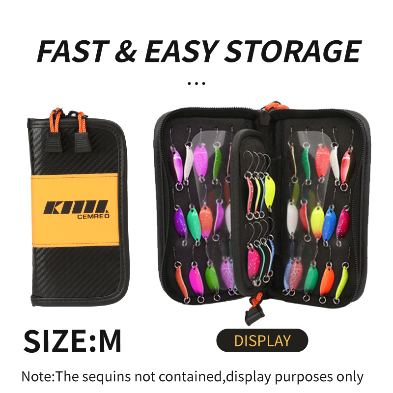釣り用ルアーバッグ スプーンルアーウォレット 4面開口 大容 - Fish Finder Case のレビューと価格