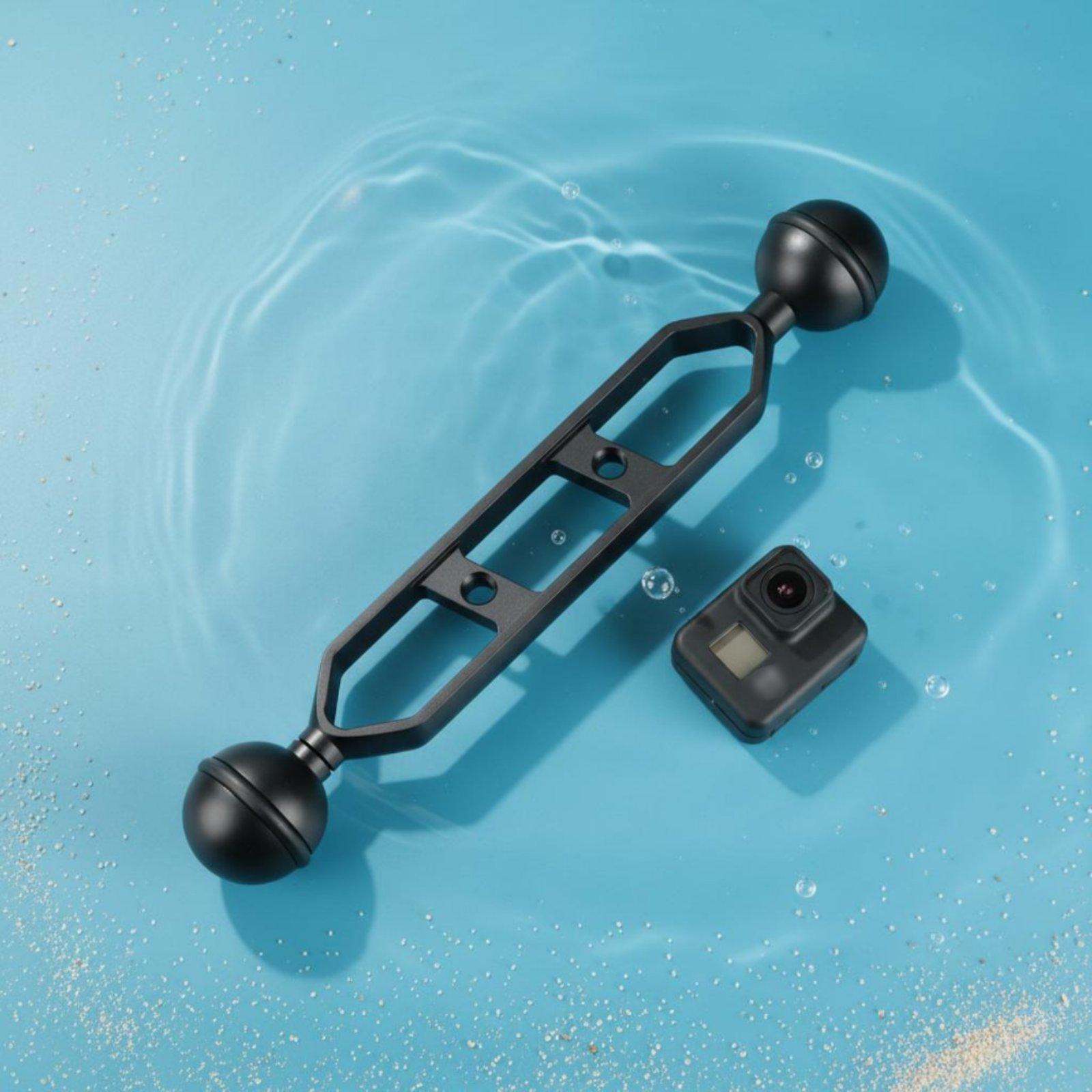頑丈なアルミニウム合金製の水中撮影用ライトアーム。カメラやビ - Underwater Camera のレビューと価格