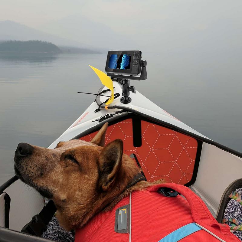 360度呼吸器付き魚群探知機ブラケット,ユニバーサルトランス - Fish Finder Case のレビューと価格