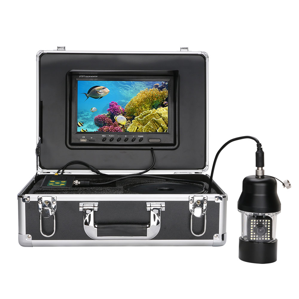 9 インチ DVR レコーダー 100 メートル水中釣りビデ - Underwater Camera のレビューと価格