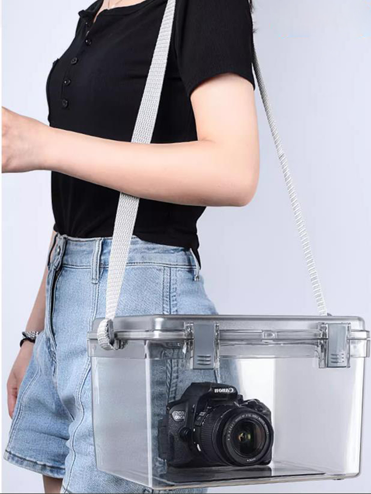 耐衝撃・防湿ケース、乾燥防湿保管シールボックス、デジタルカメ - Fish Finder Case のレビューと価格